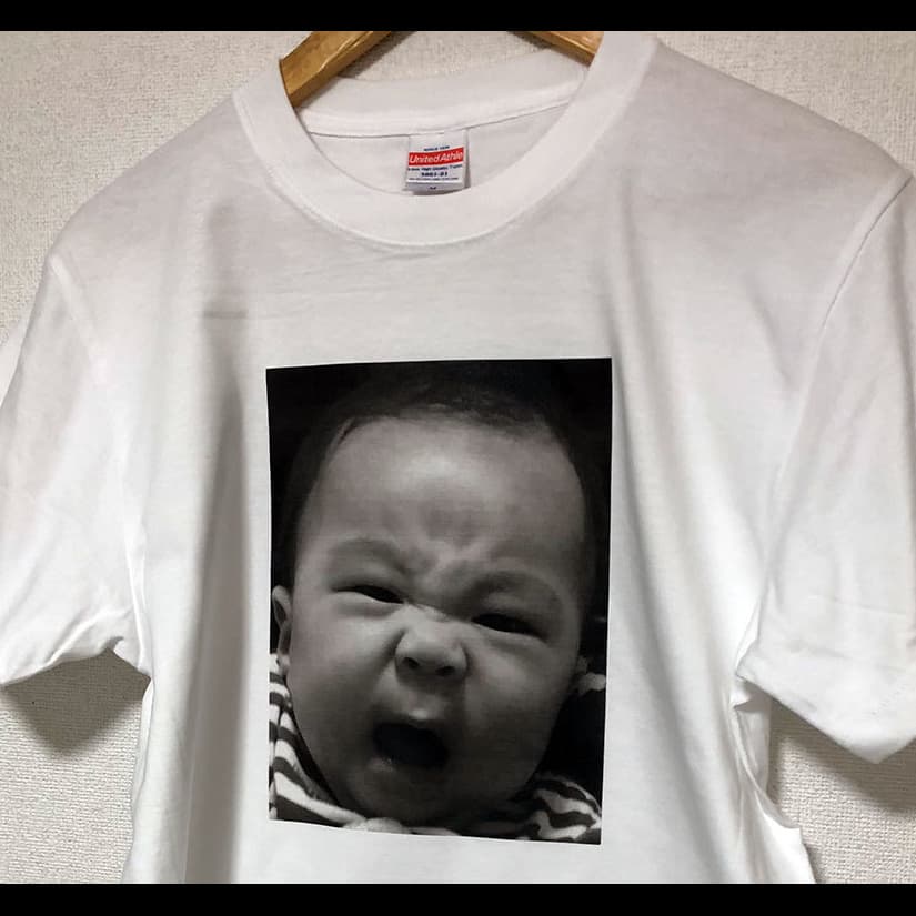 メモリアルTシャツ　写真プリントTシャツ