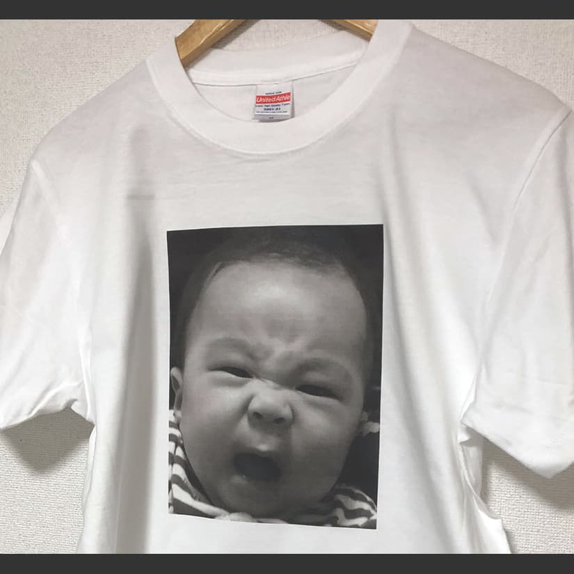 メモリアルTシャツ　写真プリントTシャツ